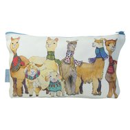 ALPACAS & FRIENDS ZIPPED POUCH