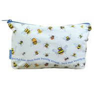 BEES ZIPPED POUCH