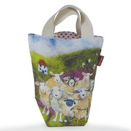 FELTED SHEEP- SMALL BUCKET BAG