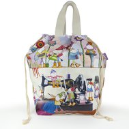 CRAFTING GNOMES LARGE BUCKET BAG