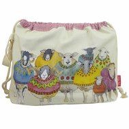 SHEEP IN SWEATERS II DRAWSTRING BAG