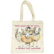 SHEEP POTENTIAL COTTON CANVAS BAG