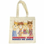 SQUISHING YARN Cotton Canvas Bag