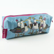 SEAGULLS IN BEANIES PENCIL CASE