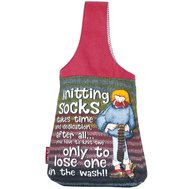 SOCK KNITTING Small wrist bag SOCK KNITTING Small wrist bag