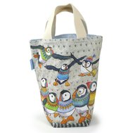 WOLLY PUFFINS Small bucket bag