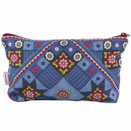 INDIGO DREAMS ZIPPED POUCH – JANIE CROW