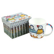 WOOLLY PUFFINS II MUG WITH GIFT BOX