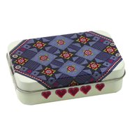 INDIGO DREAMS MINI RECTANGULAR TIN - Janie Crow