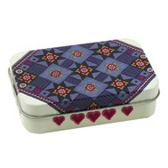INDIGO DREAMS Mini Rectangular Tin - Janie Crow INDIGO DREAMS Mini Rectangular Tin - Janie Crow