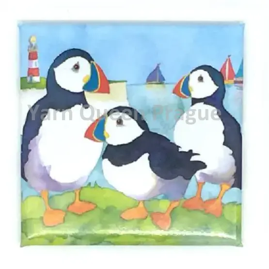 emma-ball-three-puffins-magnet