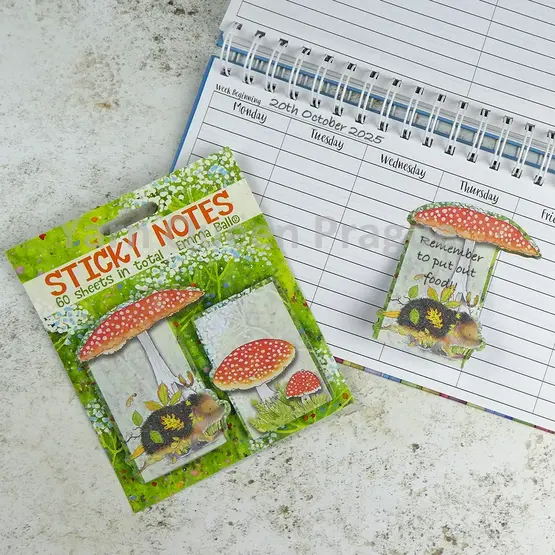 emma-ball-hedgehog-sticky-notes