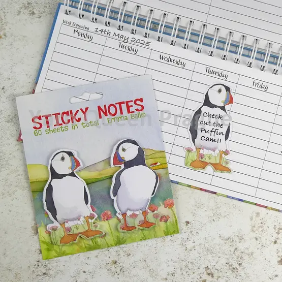 emma-ball-sea-thrift-puffins-sticky-notes