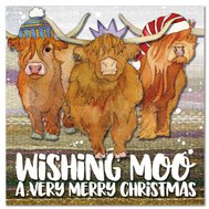 HIGHLAND COOS Christmas Card