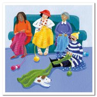 KNIT AND NATTER Greetings Card