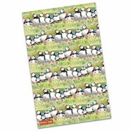 SEA THRIFT PUFFINS Tea Towel