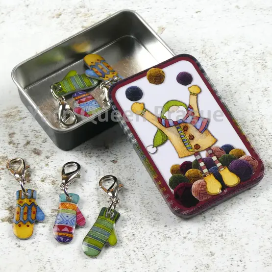 emma-ball-mittens-crochet-markers