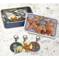 WOOLLY BEARS Crochet Stitch Markers in a Pocket Tin WOOLLY BEARS Crochet Stitch Markers in a Pocket Tin
