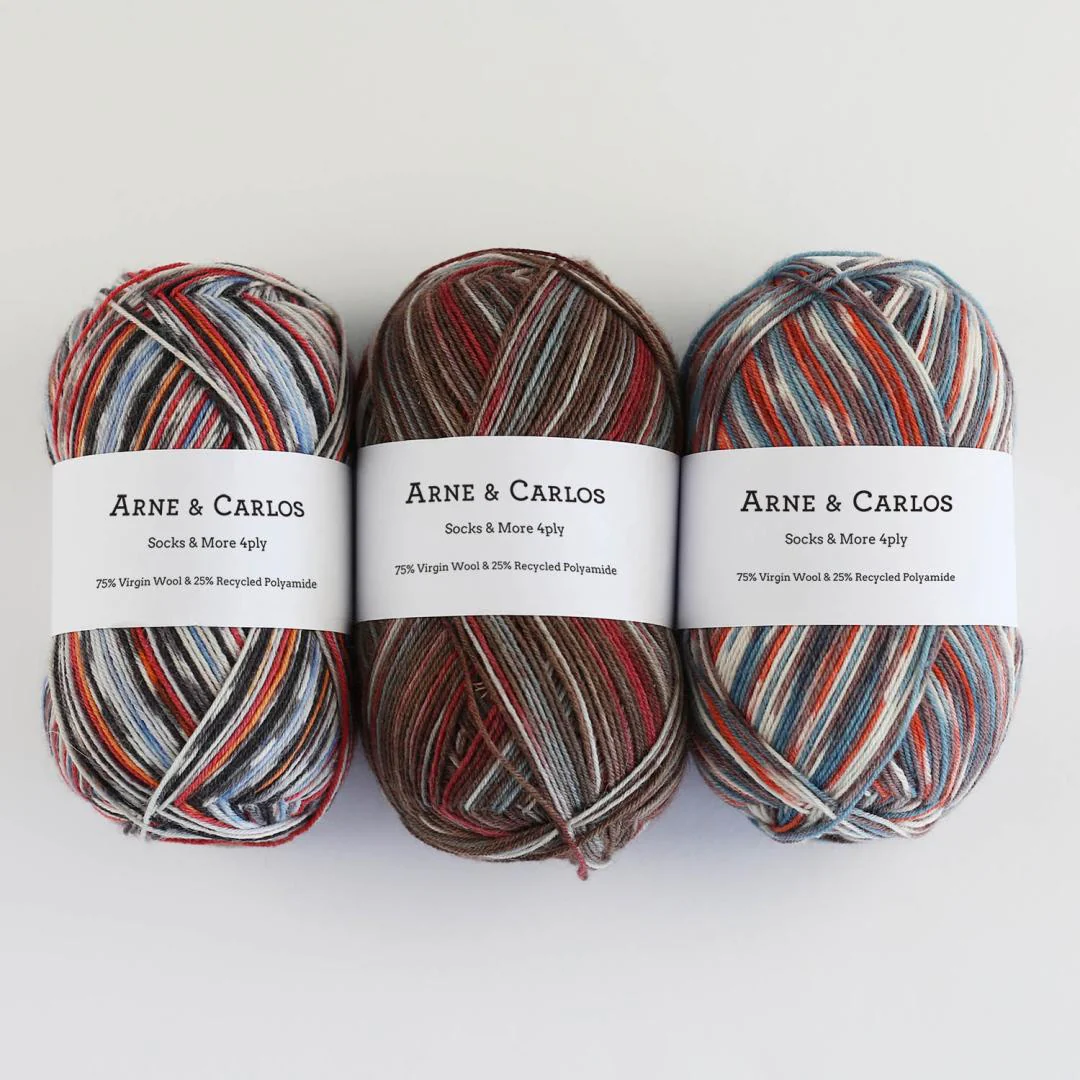 Arne & Carlos  Socks & More Collection 4ply