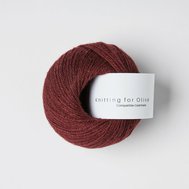 Knitting for Olive Compatible Cashmere Bordeaux