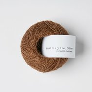 Knitting for Olive Compatible Cashmere Dark Cognac