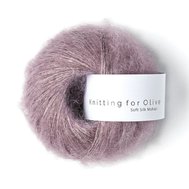 Knitting for Olive Soft Silk Mohair Artichoke Purple