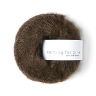 Knitting for Olive Soft Silk Mohair Brown Bear