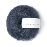 Knitting for Olive Soft Silk Mohair Dusty Blue Whale