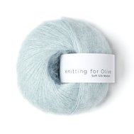 Knitting for Olive Soft Silk Mohair Ice Blue