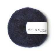 Knitting for Olive Soft Silk Mohair Navy Blue