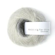 Knitting for Olive Soft Silk Mohair Pearl Gray