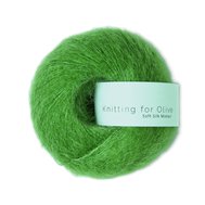 Knitting for Olive Soft Silk Mohair Clover Green