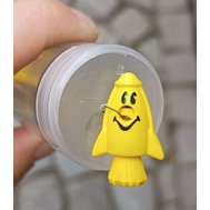 Brzdička plast 28mm  Raketa žlutá