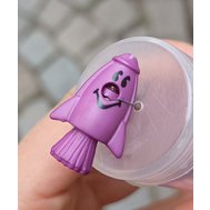 Brzdička plast 28mm  Raketa fialová