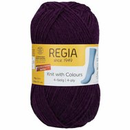 Regia 4-ply KNIT WITH COLOURS 01055 Aubergine