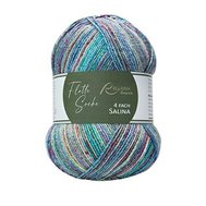 Flotte Socke 4f. Salina 1854 blau-bunt