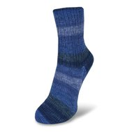 Flotte Socke 4f. Cashmere-Merino 1324 blau-jeansblau