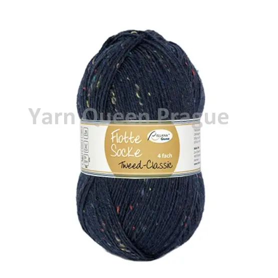Flotte_Socke_4f__Tweed-Classic_1501_marine