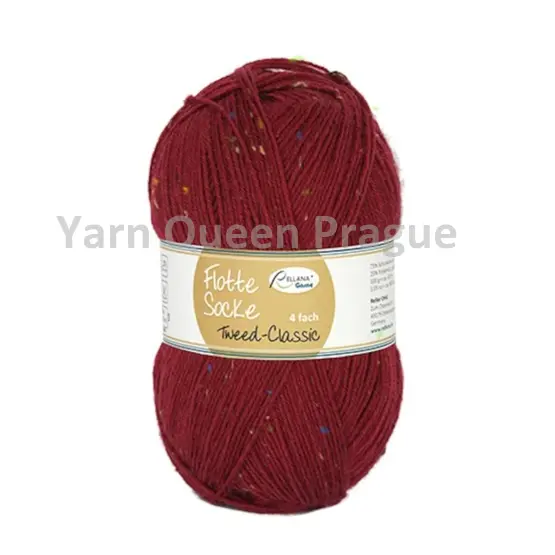 Flotte_Socke_4f__Tweed-Classic_1505_rot
