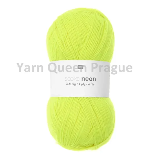 rico-design-socks-neon-001-gelb