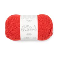 ALPAKKA FØLGETRÅD 4018 Scarlet Red