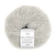 BALLERINA CHUNKY MOHAIR 1022 Gråmelert BALLERINA CHUNKY MOHAIR 1022 Gråmelert
