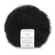 BALLERINA CHUNKY MOHAIR 1099 Svart