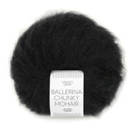 BALLERINA CHUNKY MOHAIR 1099 Svart BALLERINA CHUNKY MOHAIR 1099 Svart