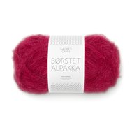 BØRSTET ALPAKKA 4255 Rumba Red BØRSTET ALPAKKA 4255 Rumba Red