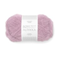 BØRSTET ALPAKKA 4632 Rosa lavendel