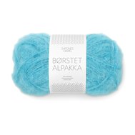 BØRSTET ALPAKKA 6315 Turkis BØRSTET ALPAKKA 6315 Turkis