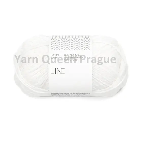 sandnes-garn-line-1001-true-white