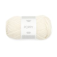 Sandnes Garn POPPY 1002 Hvit