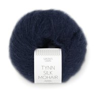 TYNN SILK MOHAIR 5581 Dyp marine